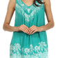 Sakkas Oasis Gauzy Crepe Sleeveless Blouse