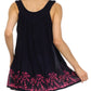 Sakkas Oasis Gauzy Crepe Sleeveless Blouse