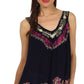 Sakkas Oasis Gauzy Crepe Sleeveless Blouse