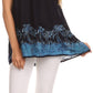 Sakkas Oasis Gauzy Crepe Sleeveless Blouse