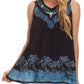 Sakkas Oasis Gauzy Crepe Sleeveless Blouse