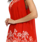 Sakkas Oasis Gauzy Crepe Sleeveless Blouse