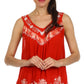 Sakkas Oasis Gauzy Crepe Sleeveless Blouse