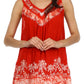 Sakkas Oasis Gauzy Crepe Sleeveless Blouse