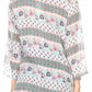 Sakkas Matia Women's Casual Summer Cotton Long Sleeve Print Loose Tunic Top Blouse