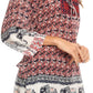 Sakkas Myra Ethnic Print Tunic with Embroidery