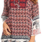 Sakkas Myra Ethnic Print Tunic with Embroidery