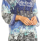 Sakkas Caterina Boho Lightweight Casual Embroidered Floral Tunic  / Blouse Top