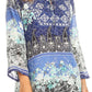 Sakkas Caterina Boho Lightweight Casual Embroidered Floral Tunic  / Blouse Top