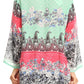 Sakkas Caterina Boho Lightweight Casual Embroidered Floral Tunic  / Blouse Top