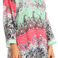 Sakkas Caterina Boho Lightweight Casual Embroidered Floral Tunic  / Blouse Top