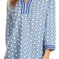 Sakkas Lia Unique Honeycomb Rayon Tunic Top with 3/4 Sleeve