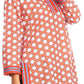 Sakkas Lia Unique Honeycomb Rayon Tunic Top with 3/4 Sleeve