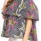 Sakkas Imani Colorful Wax African Ankara Dutch Off-shoulder Blouse Top Gorgeous