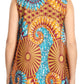 Sakkas Hadiza Sleeveless Tank Top Blouse Wax African Ankara Casual Summer Simple