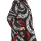 Sakkas Sol Womens Summer Swing Loose Dress African Print Roll up Sleeve Button