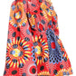 Sakkas Mela Women's Long Sleeve Peplum Off Shoulder Blouse Top in African Ankara