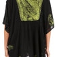 Sakkas  Amori V-Neck Embroidery Poncho Top / Cover Up