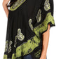 Sakkas  Amori V-Neck Embroidery Poncho Top / Cover Up