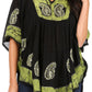 Sakkas  Amori V-Neck Embroidery Poncho Top / Cover Up