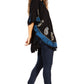Sakkas  Amori V-Neck Embroidery Poncho Top / Cover Up