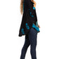 Sakkas  Amori V-Neck Embroidery Poncho Top / Cover Up