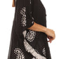 Sakkas  Amori V-Neck Embroidery Poncho Top / Cover Up