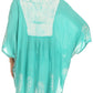 Sakkas  Amori V-Neck Embroidery Poncho Top / Cover Up