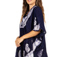 Sakkas  Amori V-Neck Embroidery Poncho Top / Cover Up