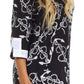 Sakkas Anchor Cotton Long Sleeve Tunic Blouse