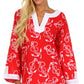 Sakkas Anchor Cotton Long Sleeve Tunic Blouse