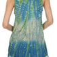 Sakkas Ombre Floral Tie Dye Flared Hem Sleeveless Rayon Tunic Blouse