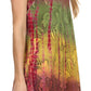 Sakkas Ombre Floral Tie Dye Flared Hem Sleeveless Rayon Tunic Blouse