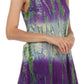 Sakkas Ombre Floral Tie Dye Flared Hem Sleeveless Rayon Tunic Blouse