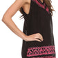 Sakkas Paradise Embroidered Relaxed Fit Blouse