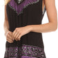 Sakkas Paradise Embroidered Relaxed Fit Blouse