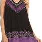 Sakkas Paradise Embroidered Relaxed Fit Blouse