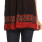 Sakkas Paradise Embroidered Relaxed Fit Blouse