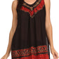 Sakkas Paradise Embroidered Relaxed Fit Blouse