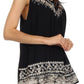 Sakkas Paradise Embroidered Relaxed Fit Blouse