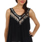 Sakkas Paradise Embroidered Relaxed Fit Blouse