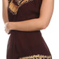 Sakkas Paradise Embroidered Relaxed Fit Blouse