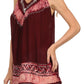 Sakkas Paradise Embroidered Relaxed Fit Blouse