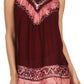 Sakkas Paradise Embroidered Relaxed Fit Blouse