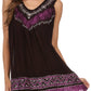 Sakkas Paradise Embroidered Relaxed Fit Blouse