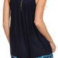 Sakkas Paradise Embroidered Relaxed Fit Blouse