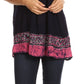 Sakkas Paradise Embroidered Relaxed Fit Blouse