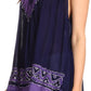 Sakkas Paradise Embroidered Relaxed Fit Blouse