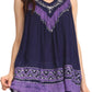 Sakkas Paradise Embroidered Relaxed Fit Blouse