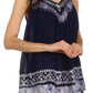 Sakkas Paradise Embroidered Relaxed Fit Blouse